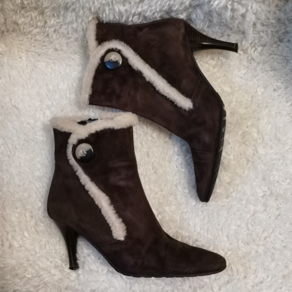 Massimo Baldi Sherpa Trim Booties 6.5B